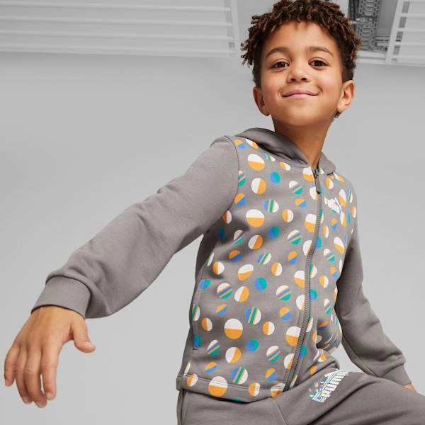 PUMA Little Explorers Hoodie Summer Camp Ready Fun Style