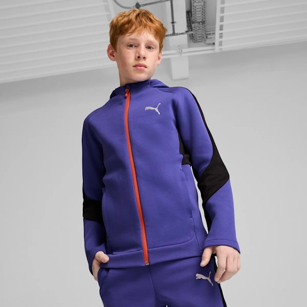 PUMA EVOSTRIPE Zip Hoodie: Kid-Approved Comfort & Style All Day Long!
